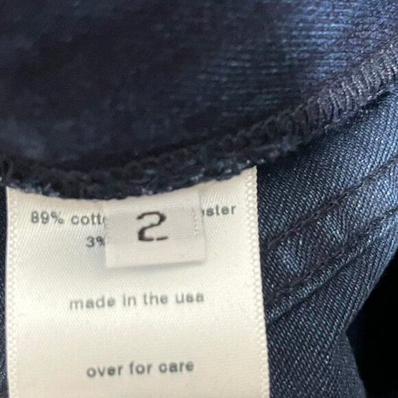 RACHEL COMEY Fetter Pants Women’s Size 2 Indigo Cropped Slim Stretch Denim - Picture 12 of 14